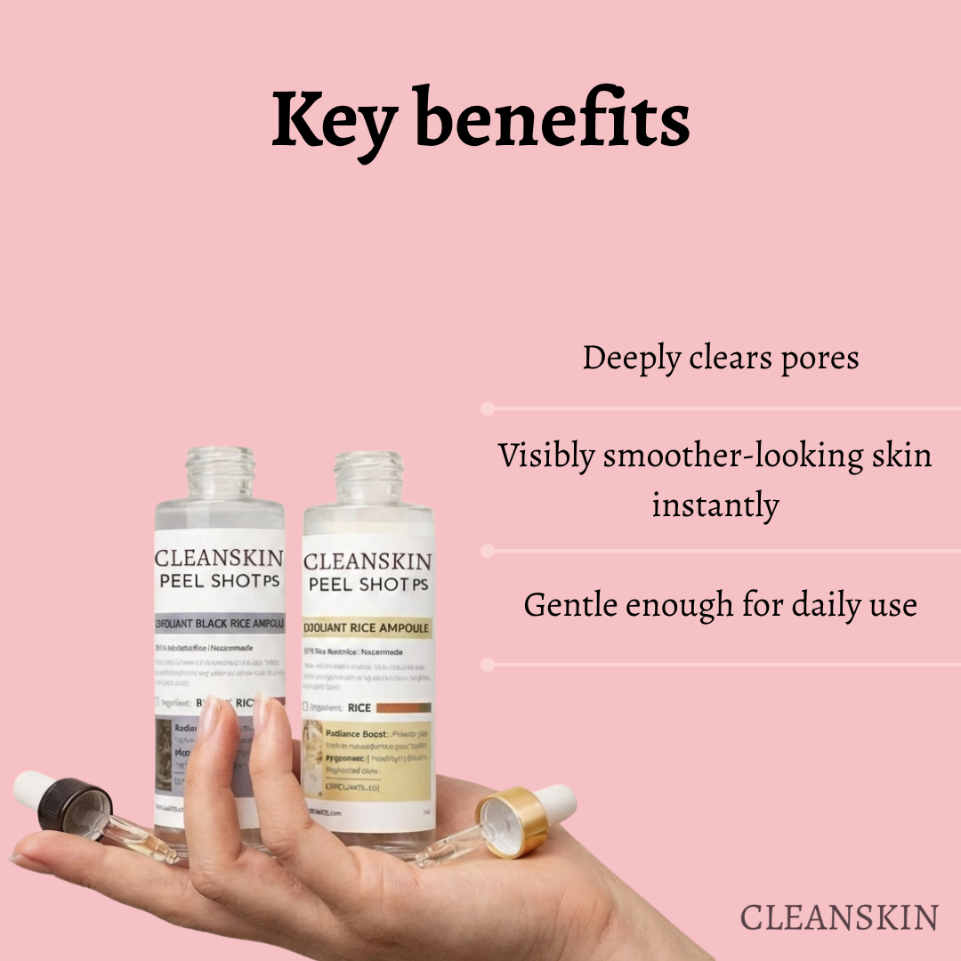 Cleanskin- Clearer skin without visible pores